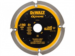 DEWALT Extreme PCD Fibre Cement Saw Blade 190 x 30mm x 4T £57.49